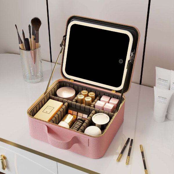 SM389+SM398 Led Makeup Bag With Mirror